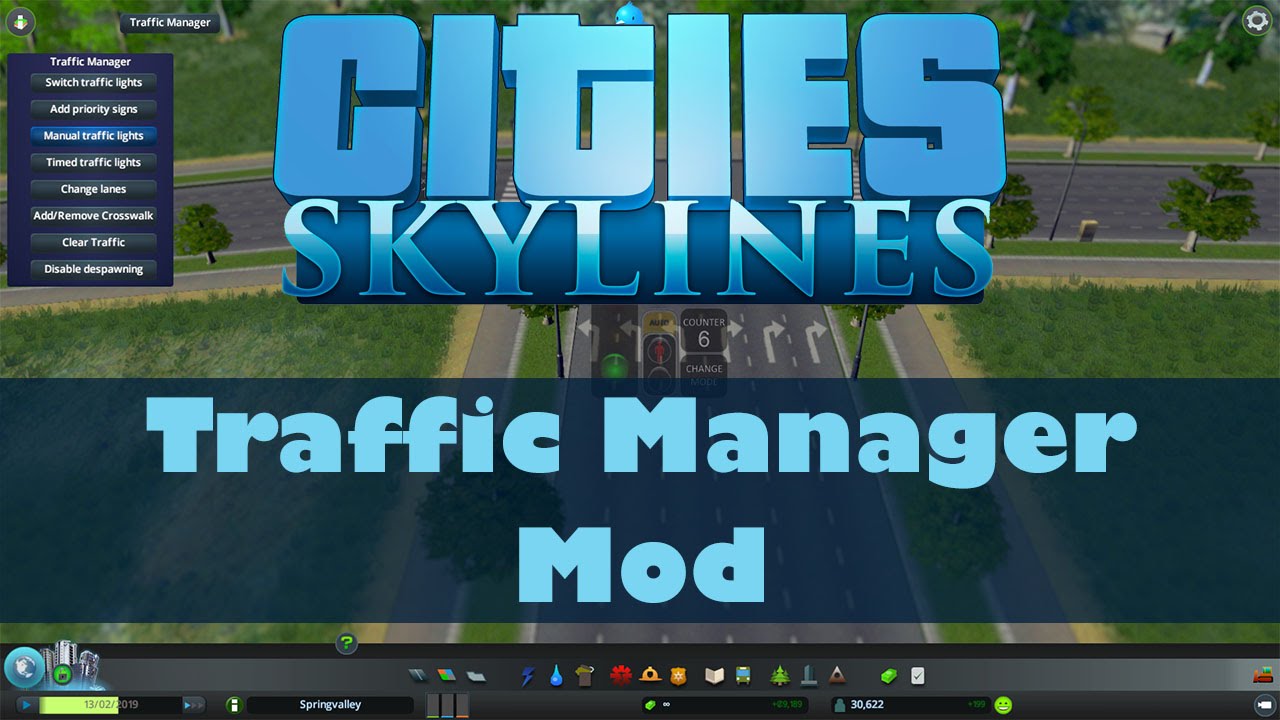 cities skylines mods traffic manager
