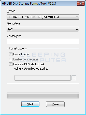 usb flash drive format tool